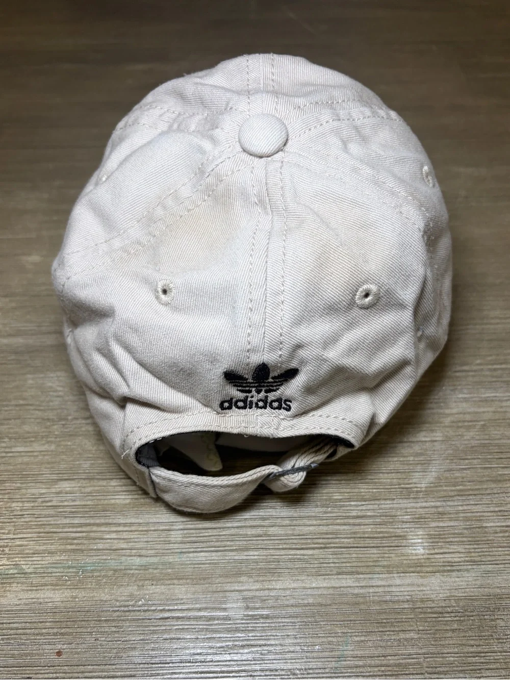 Adidas ceam khaki hat  with Black Trefoil Logo